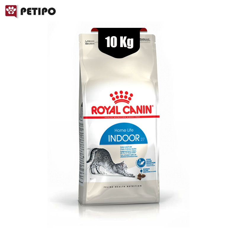 غذای خشک گربه ایندور لایف رویال کنین (Royal Canin Home Life Indoor 27) وزن 10 کیلوگرم
