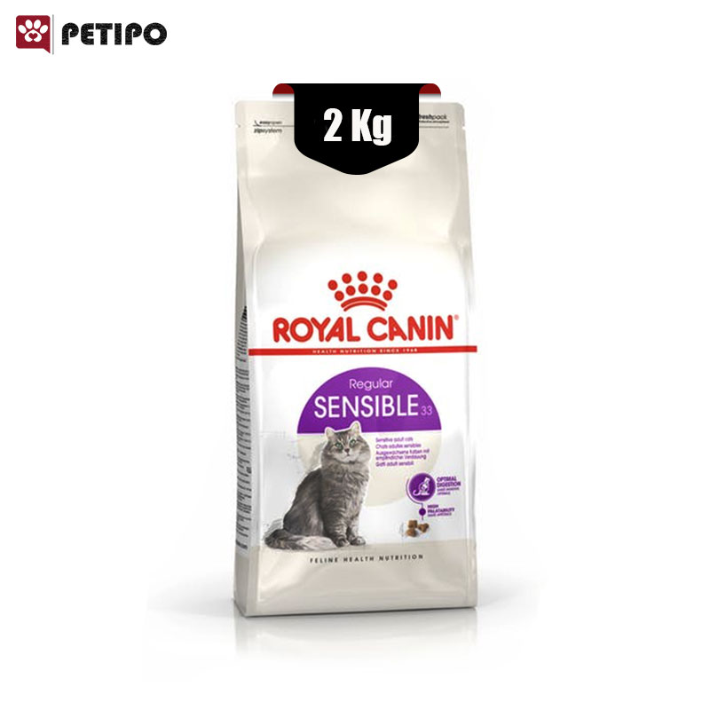 غذای خشک گربه سنسیبل رویال کنین (Royal Canin Sensible) وزن 2 کیلوگرم