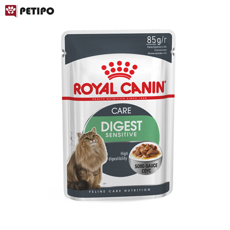 غذای پوچ گربه دایجستیو رویال کنین (Royal Canin Cat Digest Care Pouch) وزن 85گرم