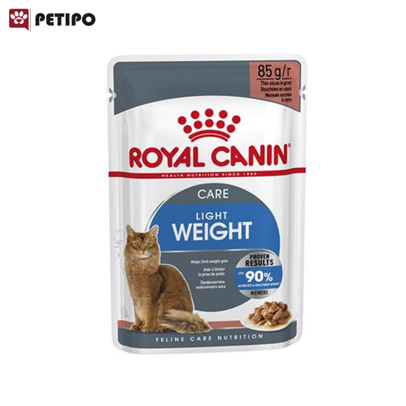 غذای پوچ گربه لایت ویت رویال کنین (Royal Canin Light Weight Care) وزن 85 گرم