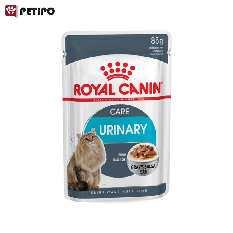 غذای پوچ گربه یورینری رویال کنین (Royal Canin Cat Urinary Care Wet Pouch) وزن 85 گرم